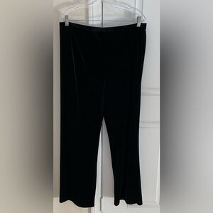 Chico's Travellers Black Velvet Pants Sz 2